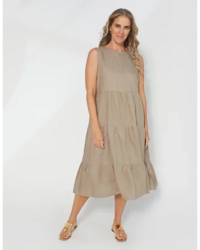 Stella + Gemma Tivoli Dress - Oat