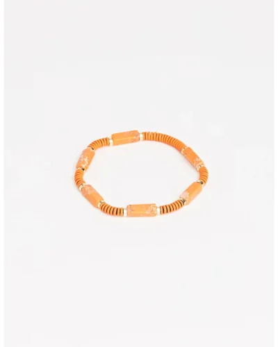 Stella + Gemma Terracotta Stone Bracelet