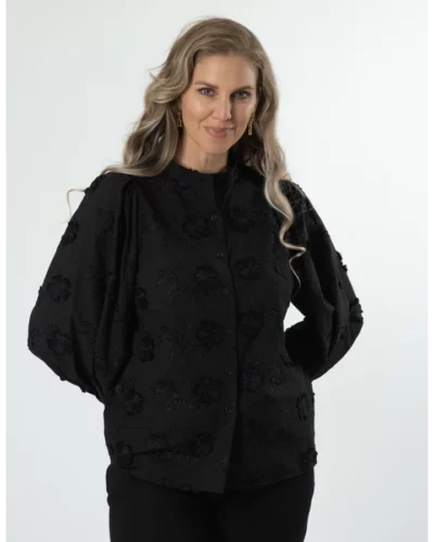 Stella + Gemma Black Greer Blouse