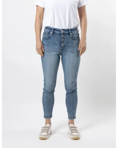 Stella + Gemma Mid Blue Scout Jean