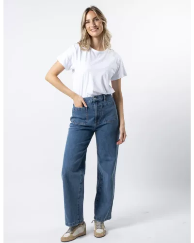 Stella + Gemma Deep Blue Kendall Ankle Jean