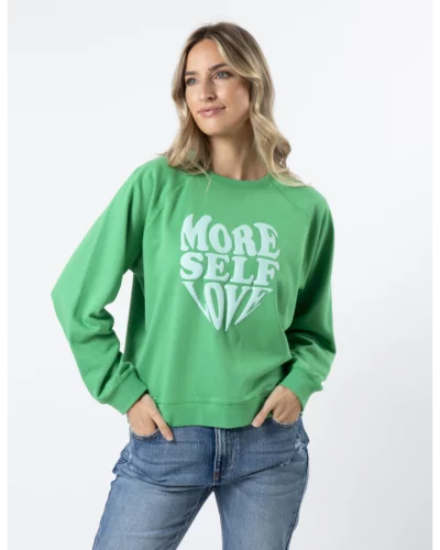 Stella + Gemma Emerald More Self Love Everyday Sweater