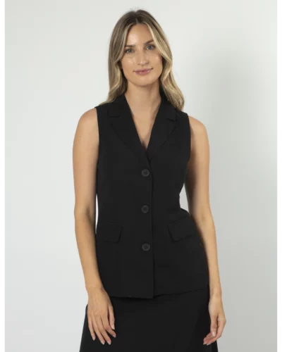 Stella + Gemma Black Delta Top