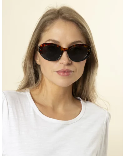 Stella + Gemma Navy Tort Ruby Sunnies