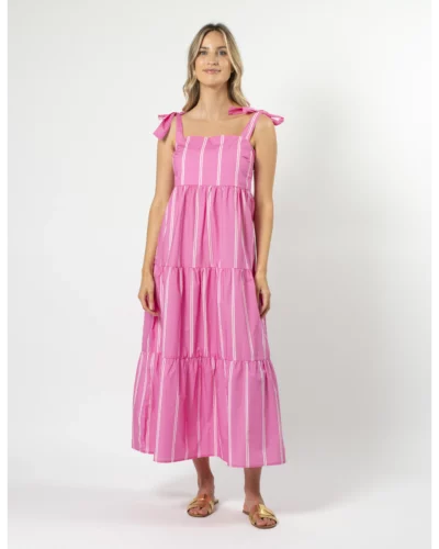 Stella + Gemma Bubblegum Stripe Ivy Dress