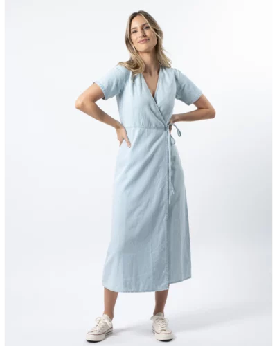 Stella + Gemma Light Blue Wash Como Dress