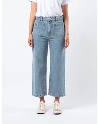 Stella + Gemma Light Wash Kendall Cropped Jean
