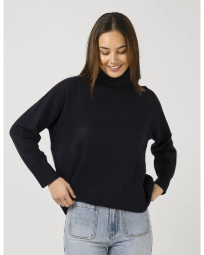 Stella + Gemma Navy Iris Jumper