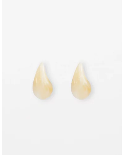 Stella + Gemma Ivory Tear drop earrings
