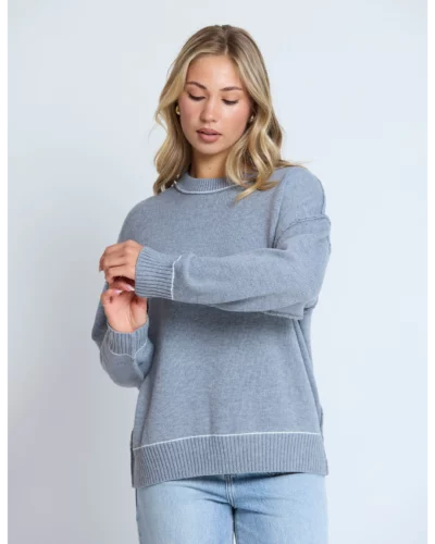 Stella + Gemma Grey Marle Denver Jumper