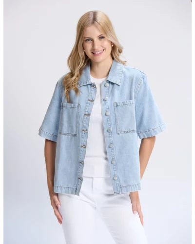 Stella + Gemma Light Wash Dillion Shirt