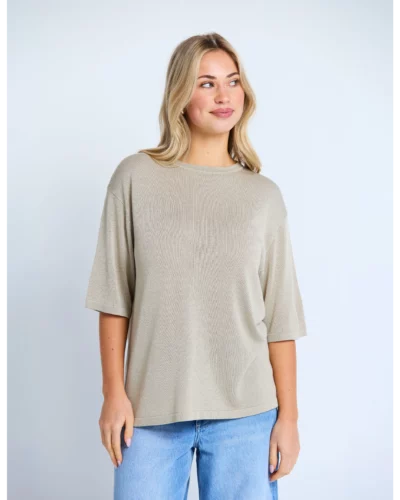 Stella + Gemma Shiitake Shimmer Aretha Knit