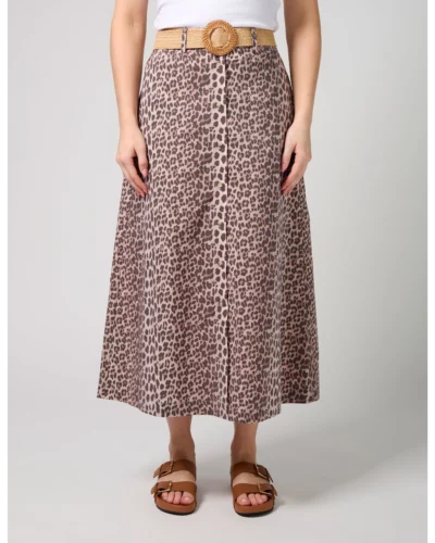 Stella + Gemma Leopard Kate Skirt