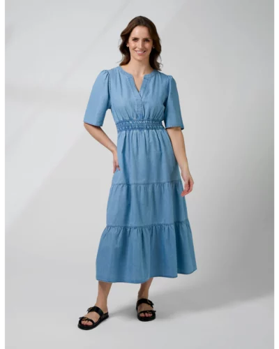 Stella + Gemma Light Wash Vittoria Dress