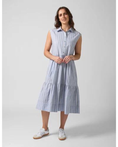 Stella + Gemma Sand Stripe Ellie Dress