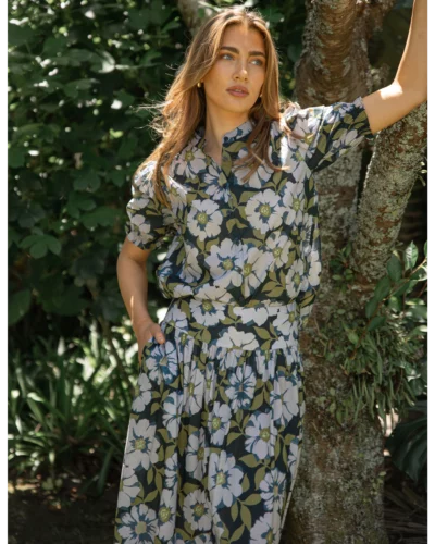 Stella + Gemma Nightfall in Giverny Bex Blouse