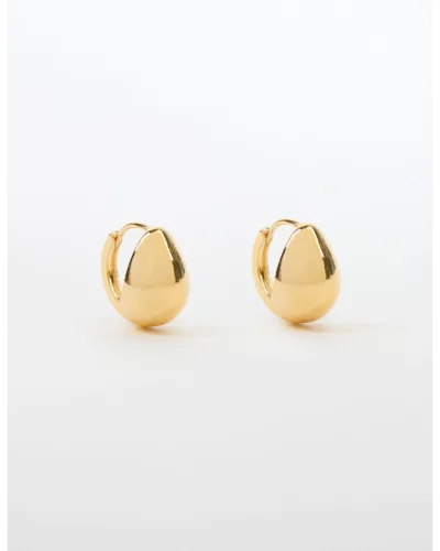 Stella + Gemma Gold Solid Tear Drop Earrings