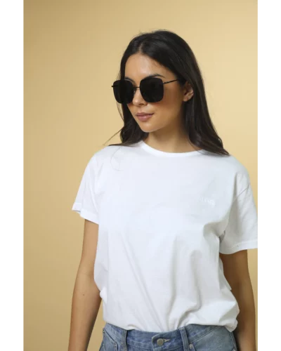 Stella + Gemma Matt Black Parker Sunnies