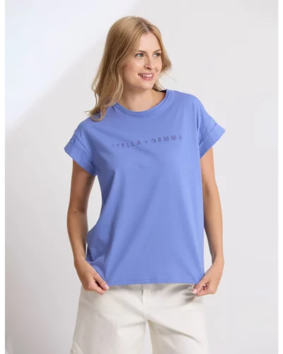 Stella + Gemma Cornflower Cuff Tee
