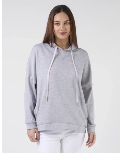 Stella + Gemma Angel Wings Light Grey Hoodie
