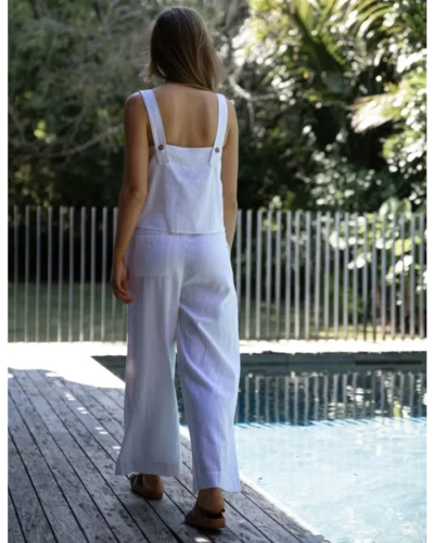 Stella + Gemma Ginny Pant - White