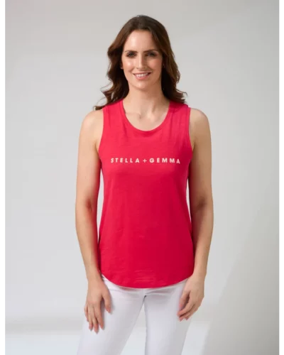 Stella + Gemma Everyday Tank Icon - Raspberry