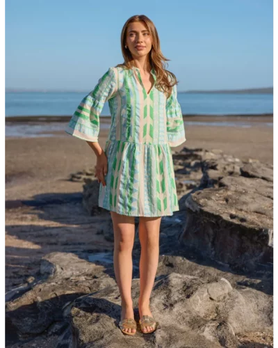 Stella + Gemma St.Kitts Dress - Green Diamond