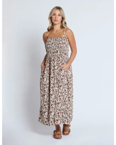 Stella + Gemma Beckett Dress - Summer Leopard