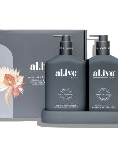 al.ive body wash & lotion duo - coconut & wild orange