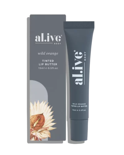 al.ive body tinted lip butter - wild orange