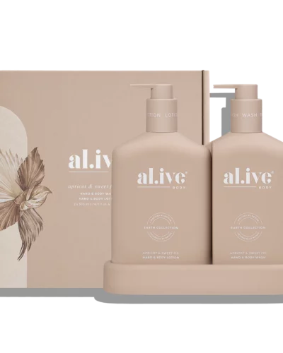 al.ive wash & lotion duo - apricot & sweet fig