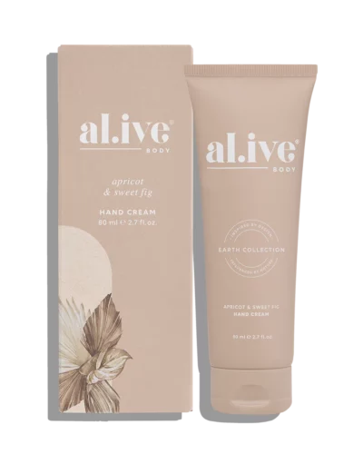 al.ive body hand cream - apricot & sweet fig
