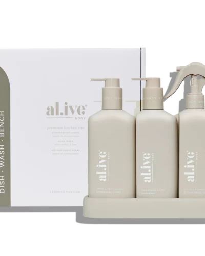 al.ive body kitchen trio-lemon/pomegranate+watermelon /lime