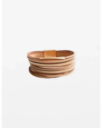 Stella + Gemma Bracelet Strands Tan