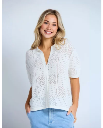 Stella + Gemma Polly Cardigan - Milk