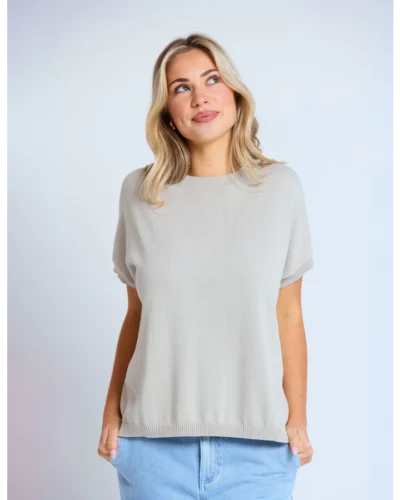 Stella + Gemma Gwen Tee - Cement