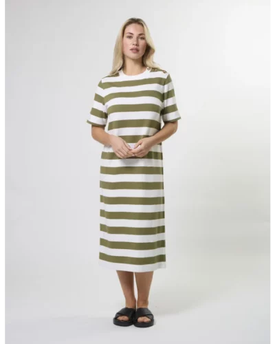 Stella + Gemma Sandy Dress - Khaki Stripe