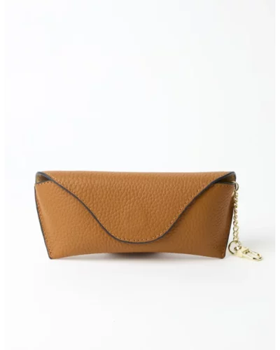 Stella + Gemma Keychain Sunglass Case - Tan