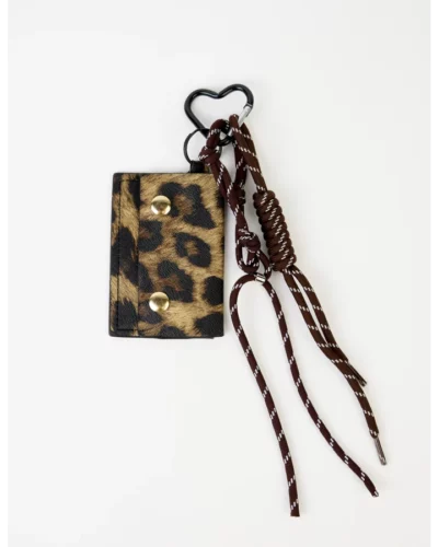 Stella + Gemma Keychain Rope and Pouch - Leopard