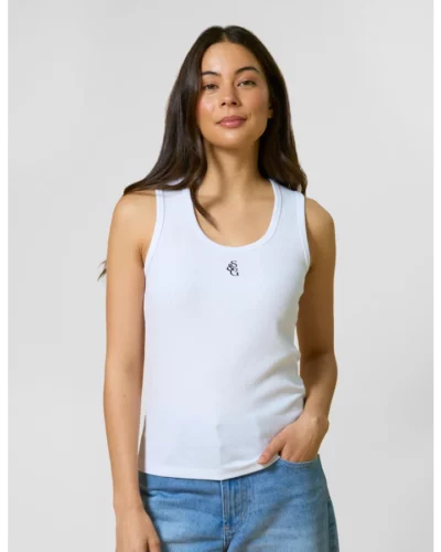 Stella + Gemma Core Logo Tank - White