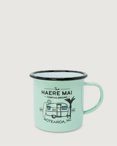 Moana Road Haere Mai Enamel Mug