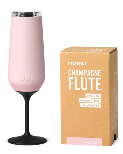 Huski Champagne Flute - Powder Pink