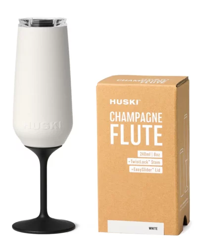 Huski Champagne Flute - White