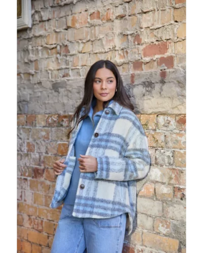 Stella + Gemma Rocky Shacket - Ice