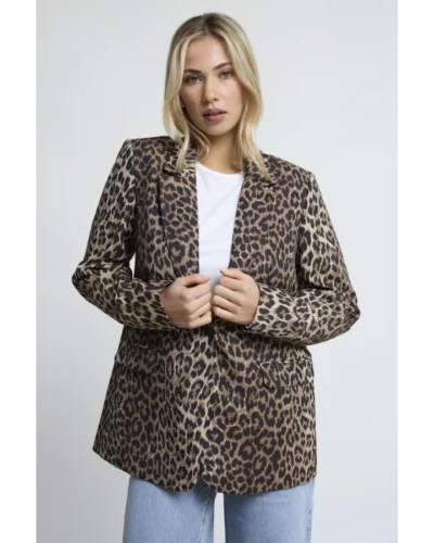 Stella + Gemma Prowler Blazer | Leopard Print