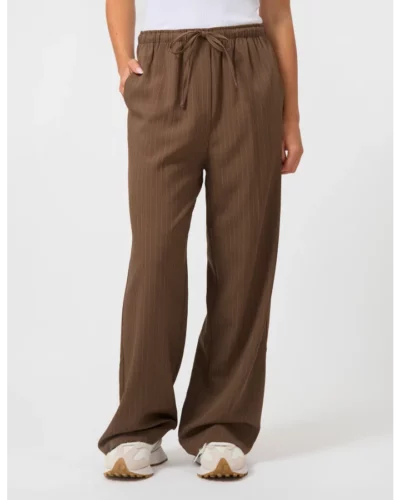 Stella + Gemma Maddox Pant | Espresso Stripe